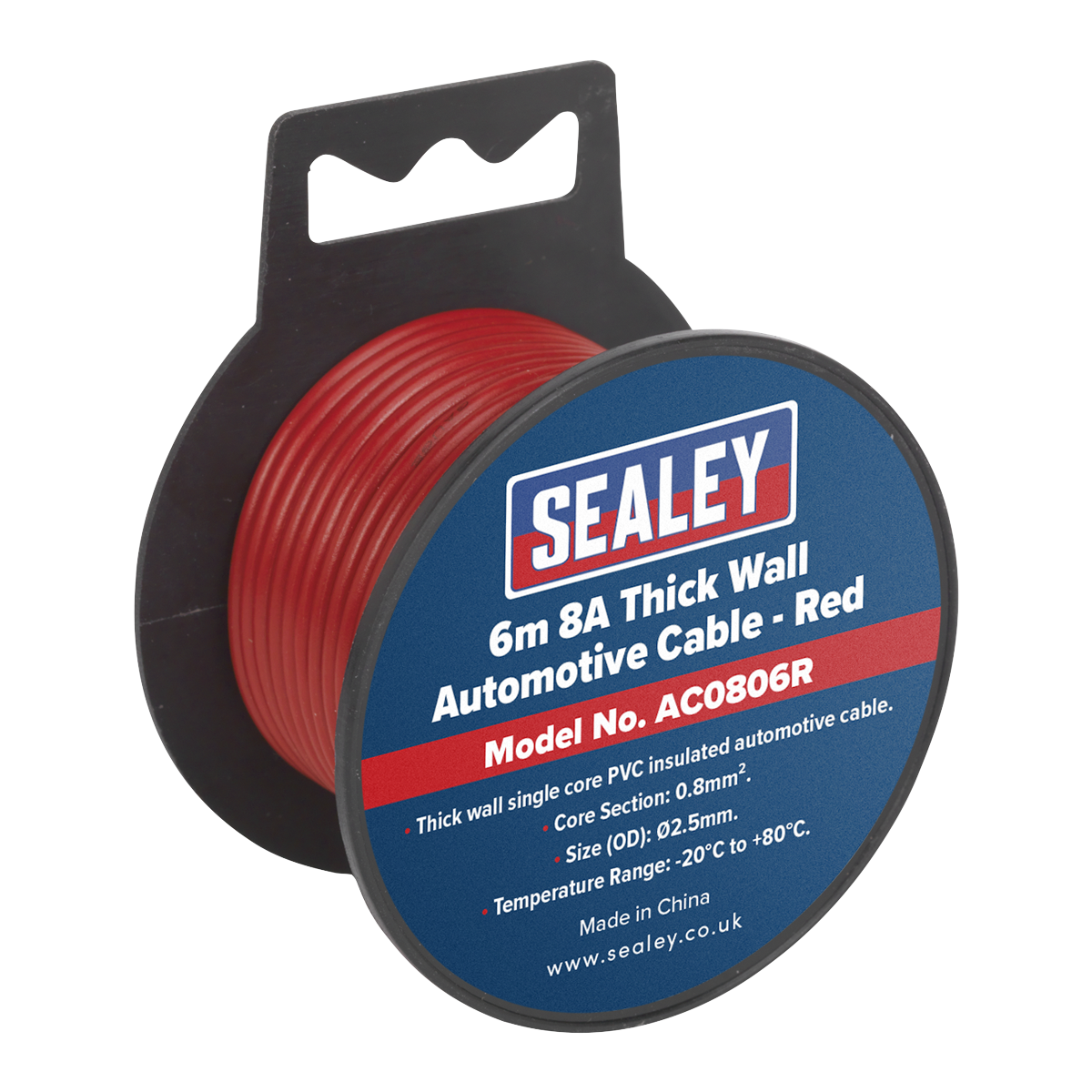 8A Thick Wall Automotive Cable 6m
