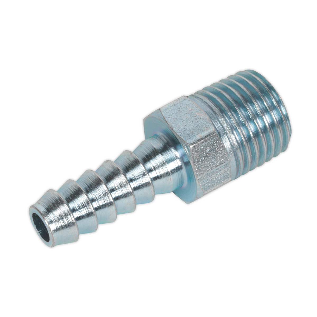 PCL Screwed Tailpiece Male 1/4"BSPT - 1/4" Hose - Pack of 5