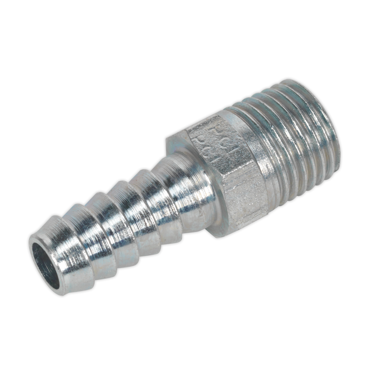 PCL Screwed Tailpiece Male 1/4"BSPT - 5/16" Hose - Pack of 5