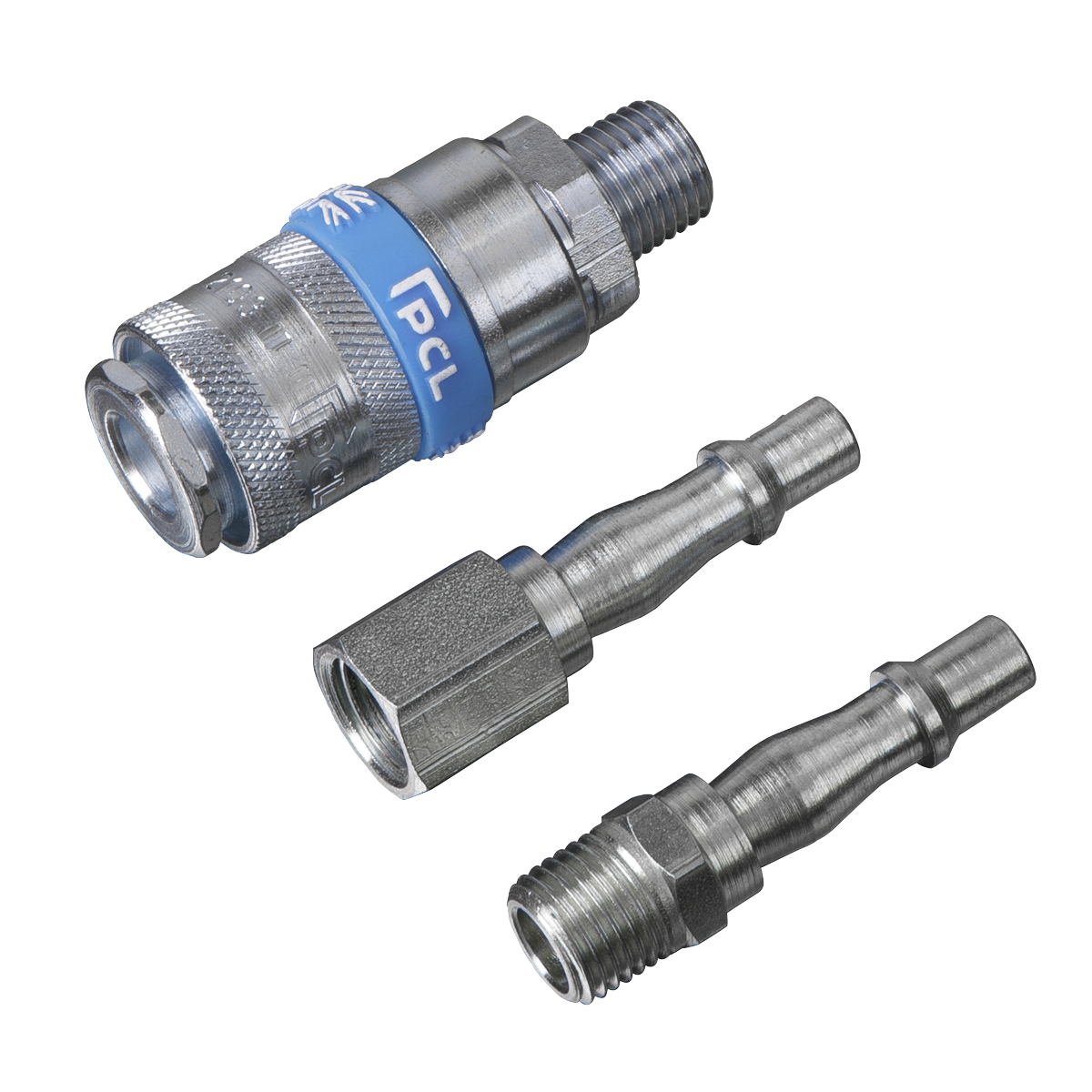 PCL Air Tool Coupling Kit 1/4"BSP 3pc