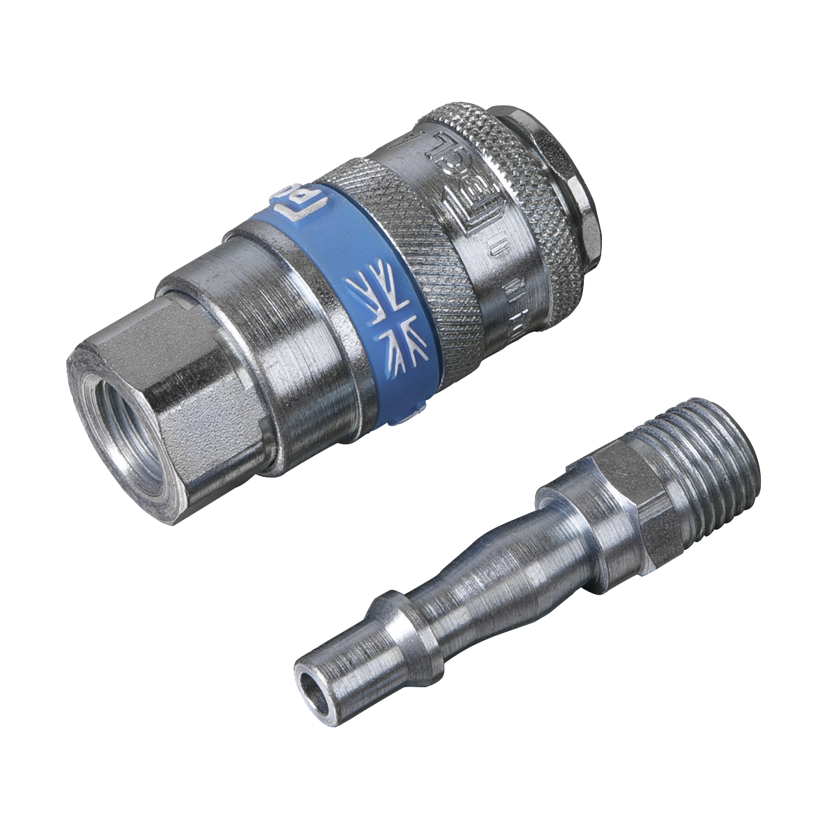 PCL Air Tool Coupling Kit 1/4"BSP 2pc