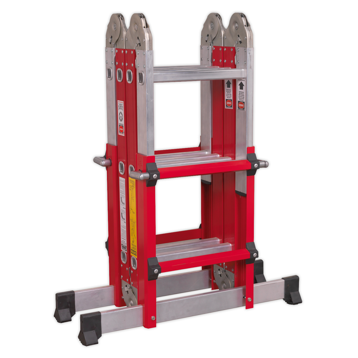 Aluminium Multipurpose Adjustable-Height Ladder - BS EN 131
