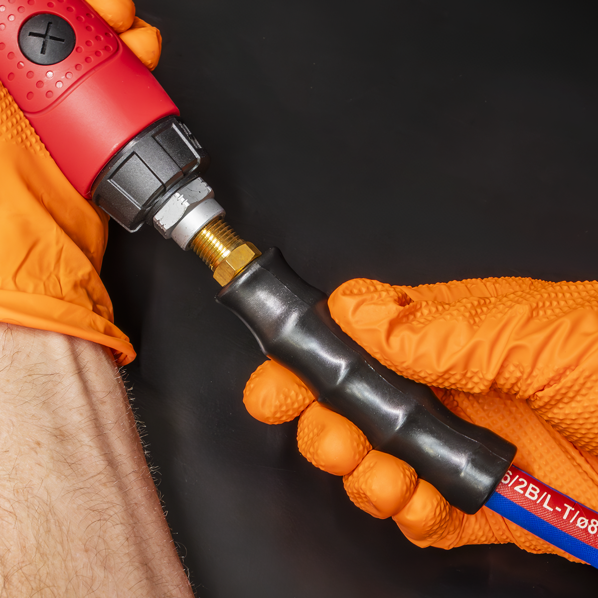 Extra-Heavy-Duty Air Hose with 1/4"BSP Unions 10m x 8mm