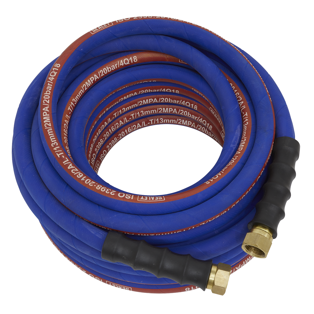 Extra-Heavy-Duty Air Hose with 1/2"BSP Unions 15m x 13mm