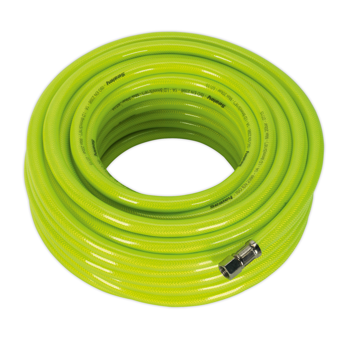 High-Visibility Air Hose with 1/4"BSP Unions
