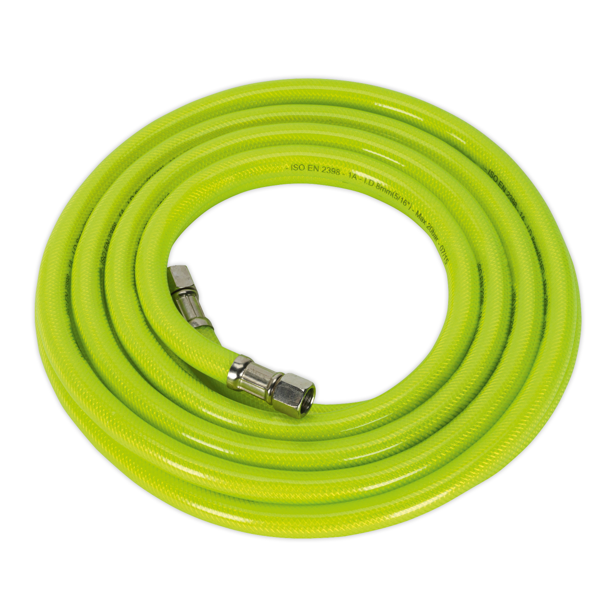 High-Visibility Air Hose with 1/4"BSP Unions