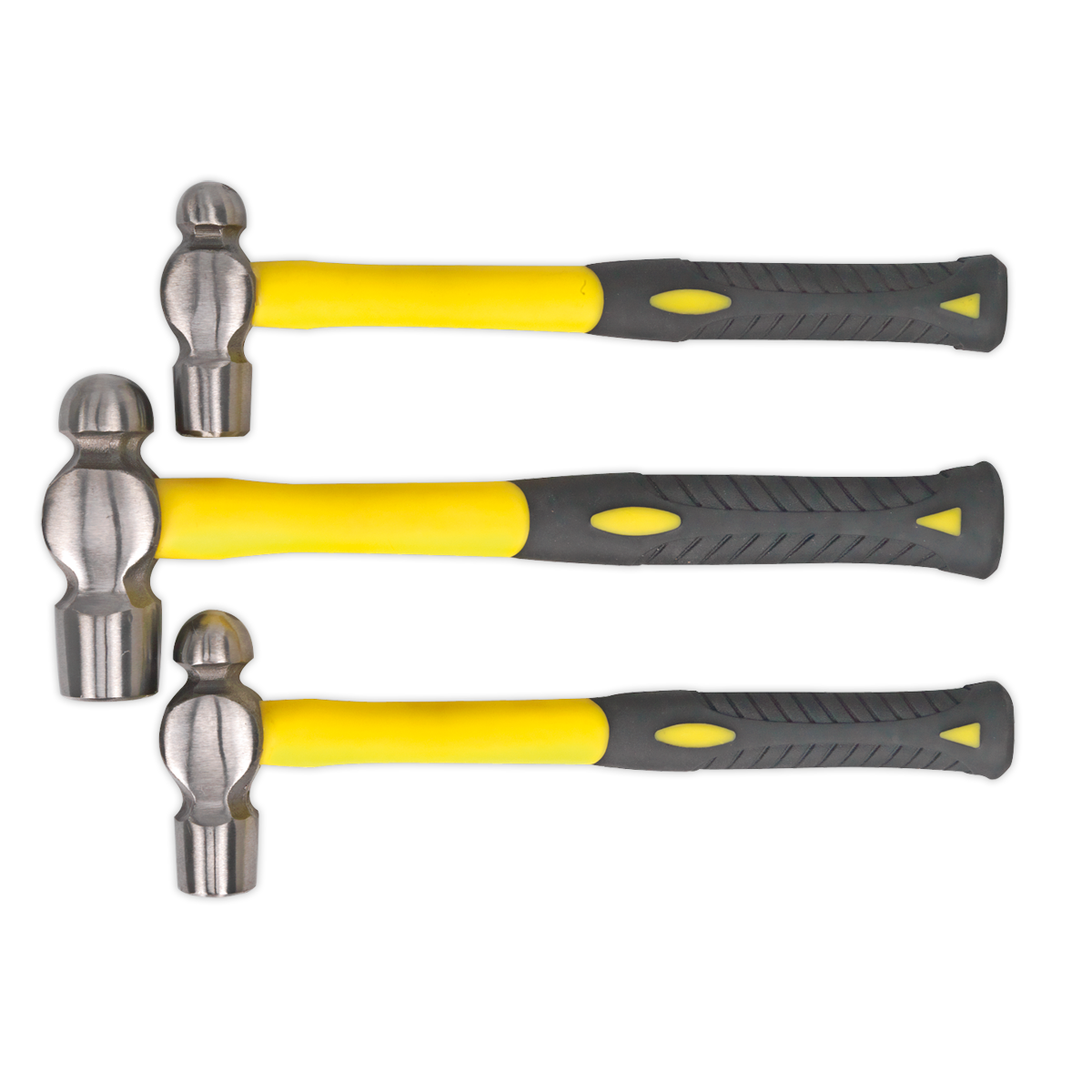 Premier Ball Pein Hammer Set with Fibreglass Shafts 3pc