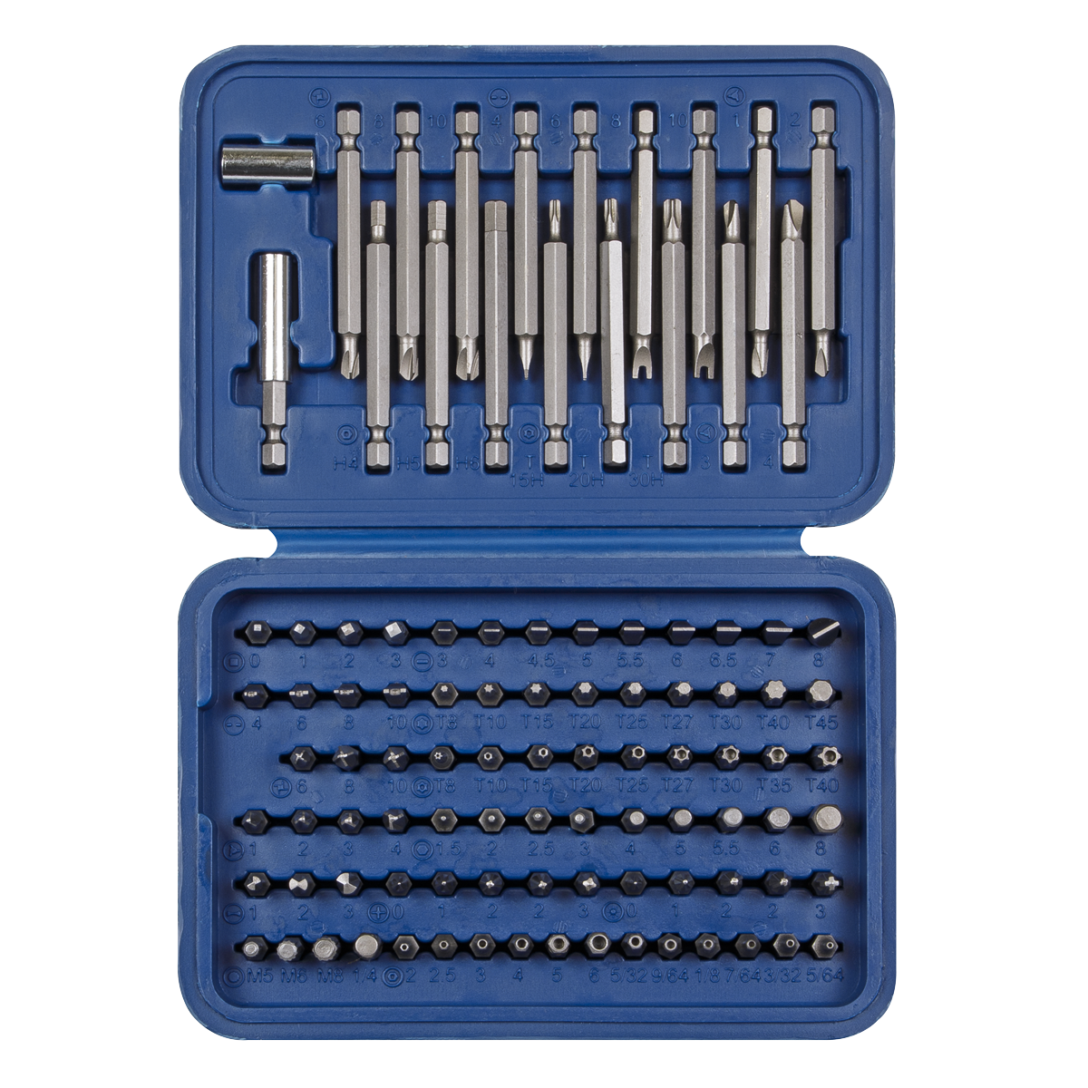 Premier Power Tool/Security Bit Set, Long & Short 99pc