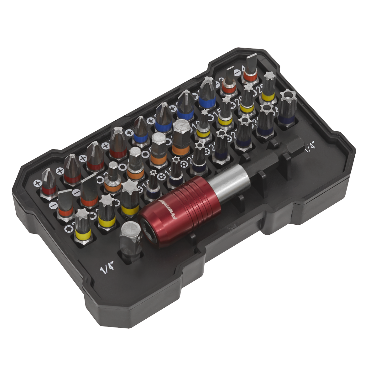 Premier Colour-Coded Power Tool Bit Set 32pc