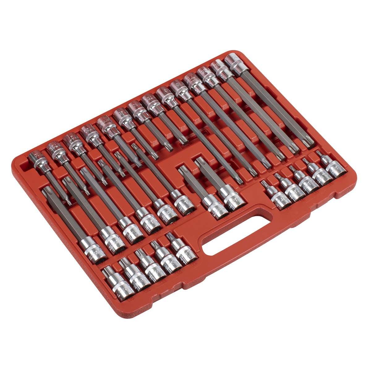 Premier TRX-Star* Socket Bit Set 1/2"Sq Drive 32pc