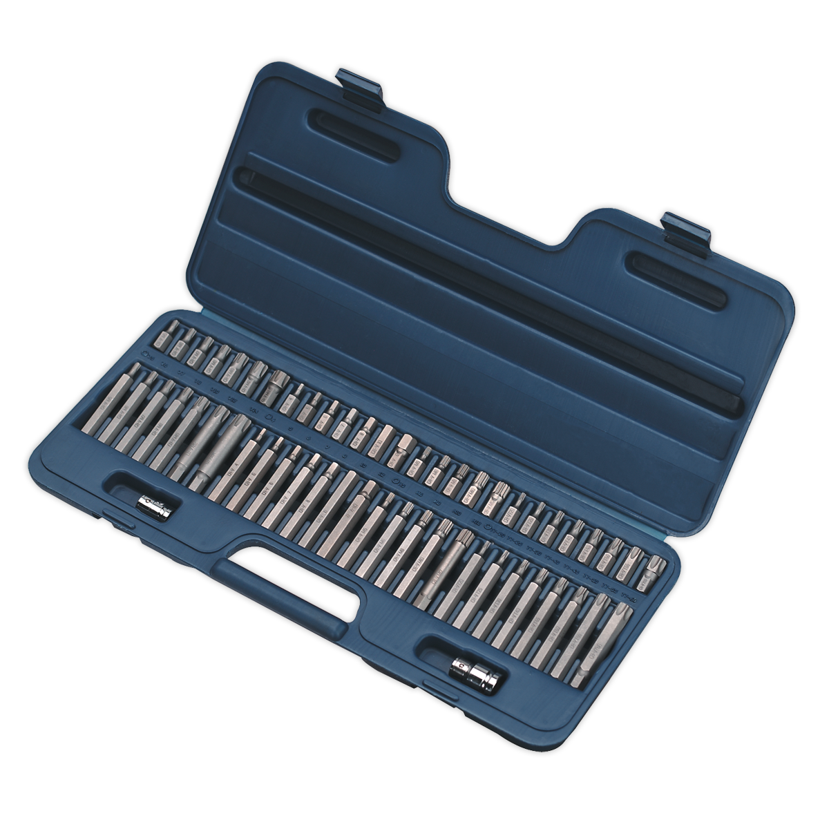 Premier Security TRX-Star*/Hex/Ribe/Spline Bit Set 3/8" & 1/2"Sq Drive 56pc