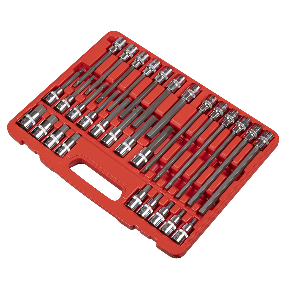 Hex Socket Bit Set 30pc 1/2"Sq Drive
