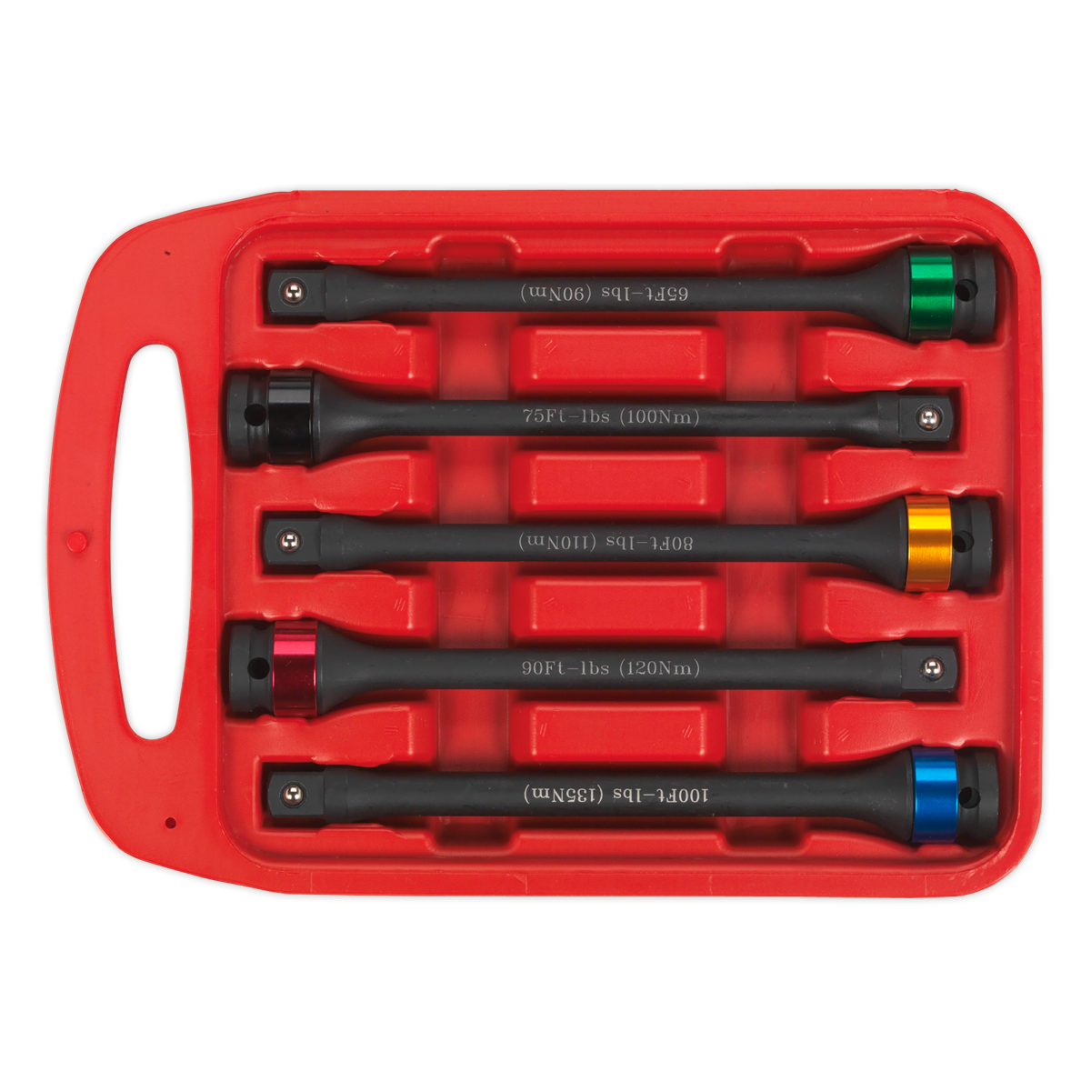 Torque Stick Set 1/2"Sq Drive 5pc