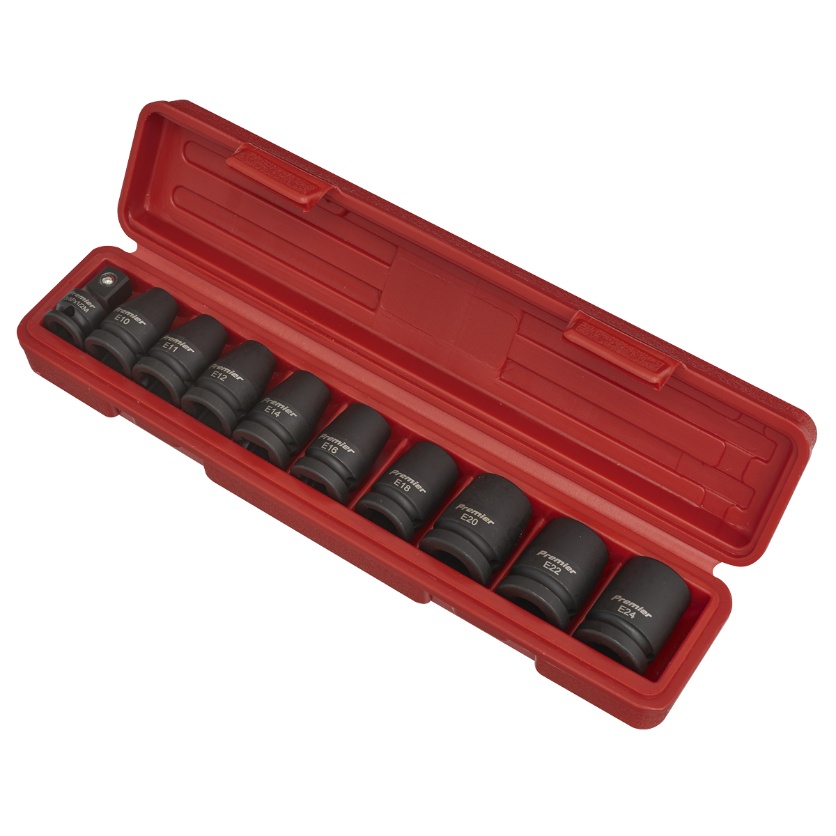 Premier TRX-Star* Female Impact Socket Set 1/2"Sq Drive 10pc