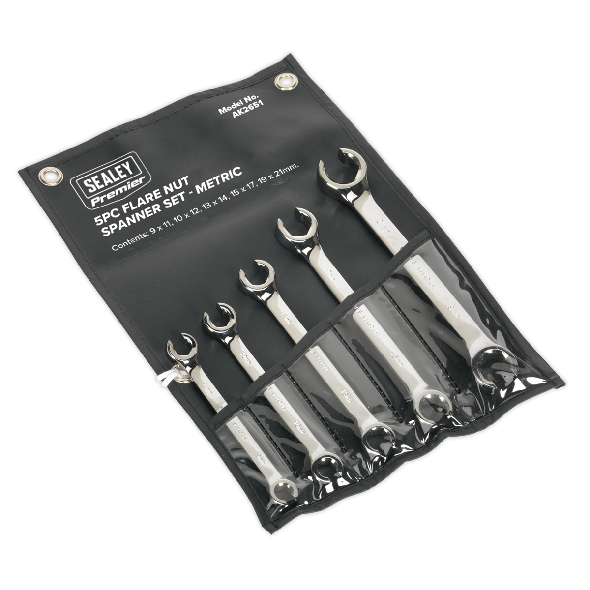 Premier Flare Nut Spanner Set 5pc
