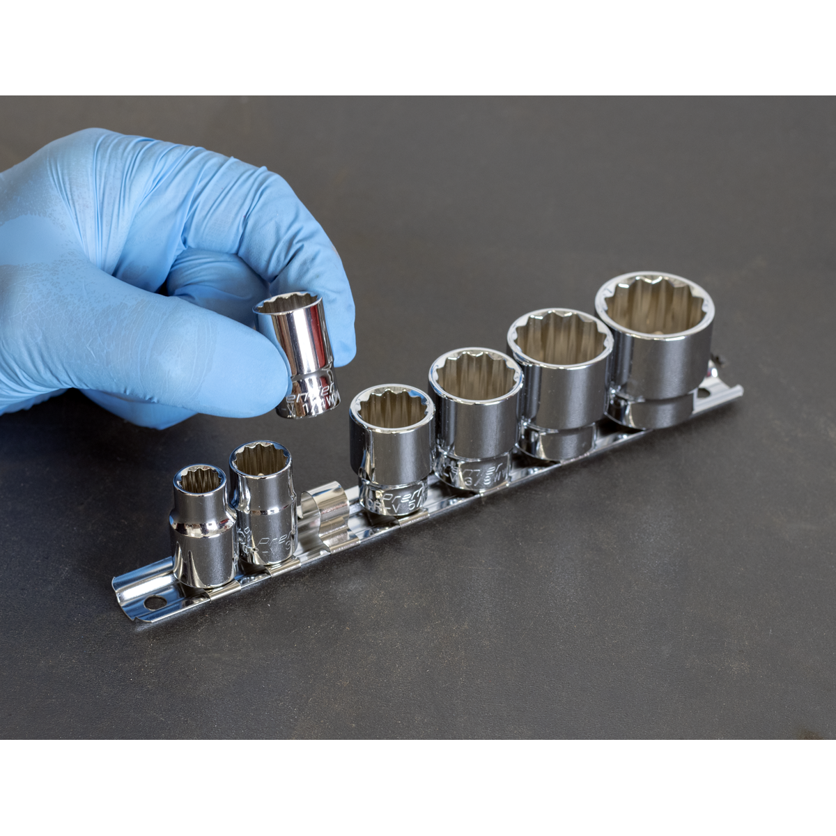 Premier Whitworth Socket Set 3/8"Sq Drive 7pc