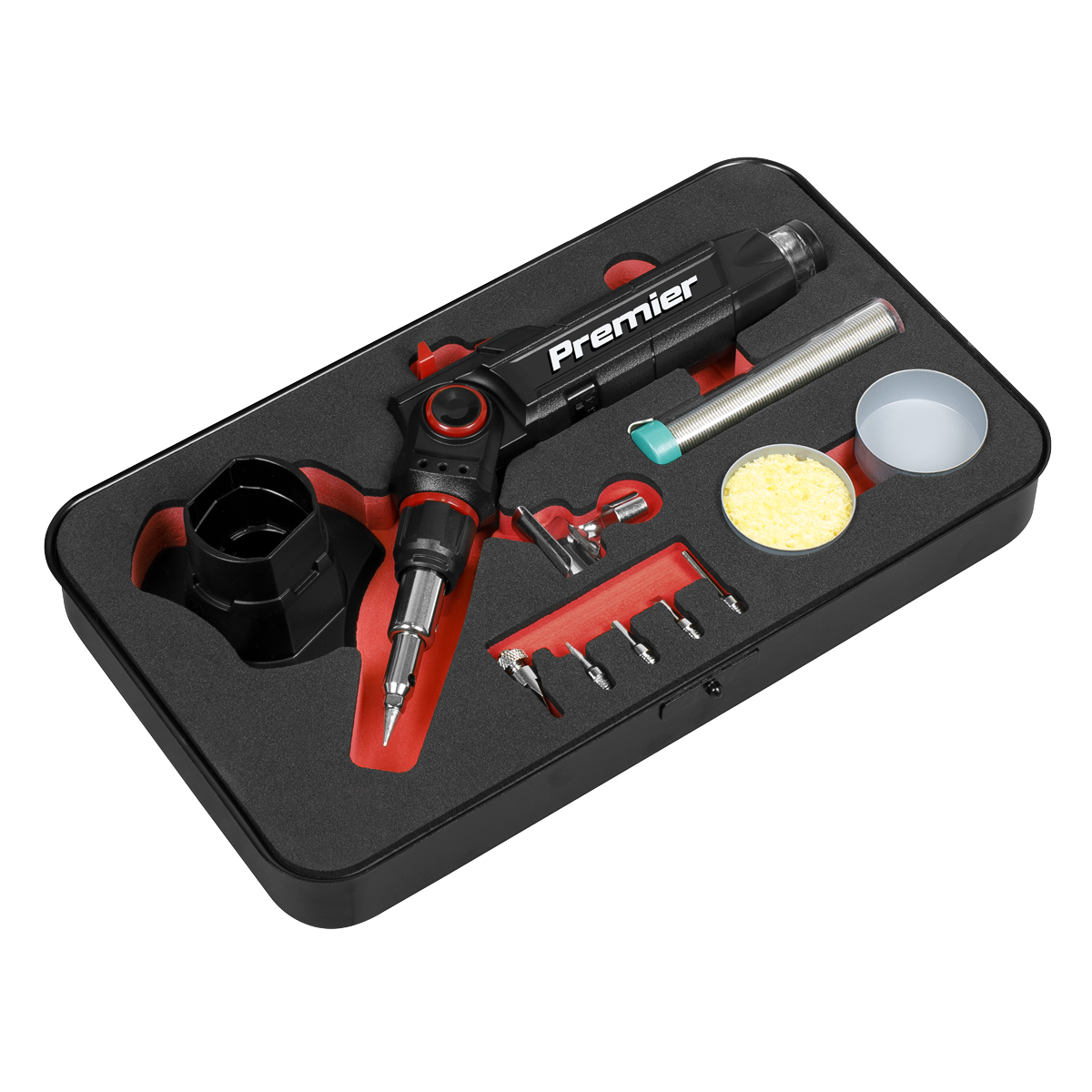 Premier 3-in-1 Butane Indexing Soldering Iron Kit