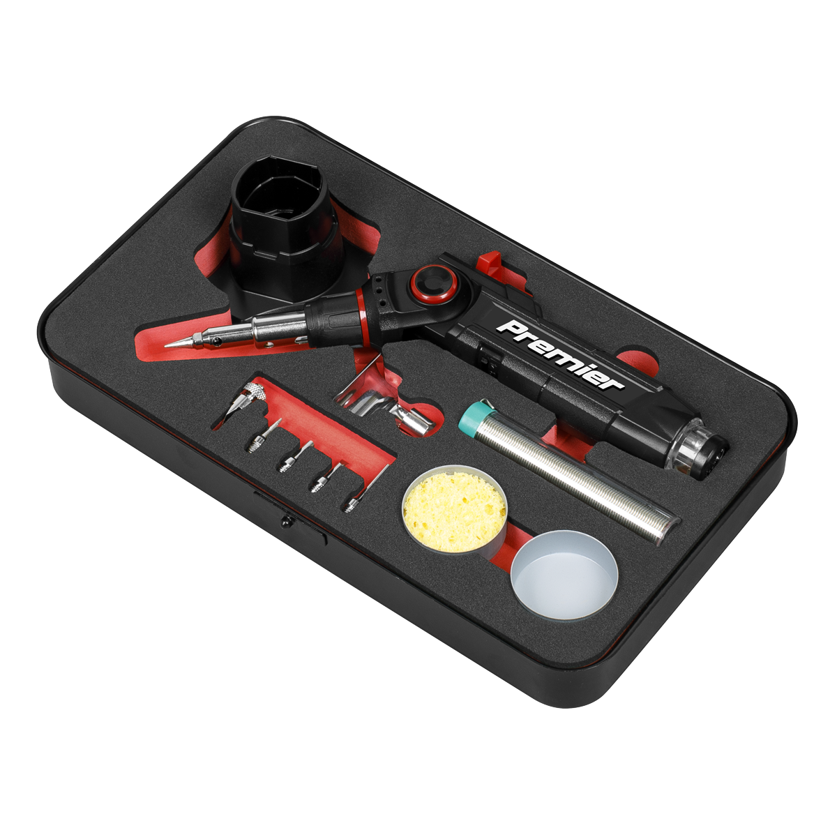 Premier 3-in-1 Butane Indexing Soldering Iron Kit
