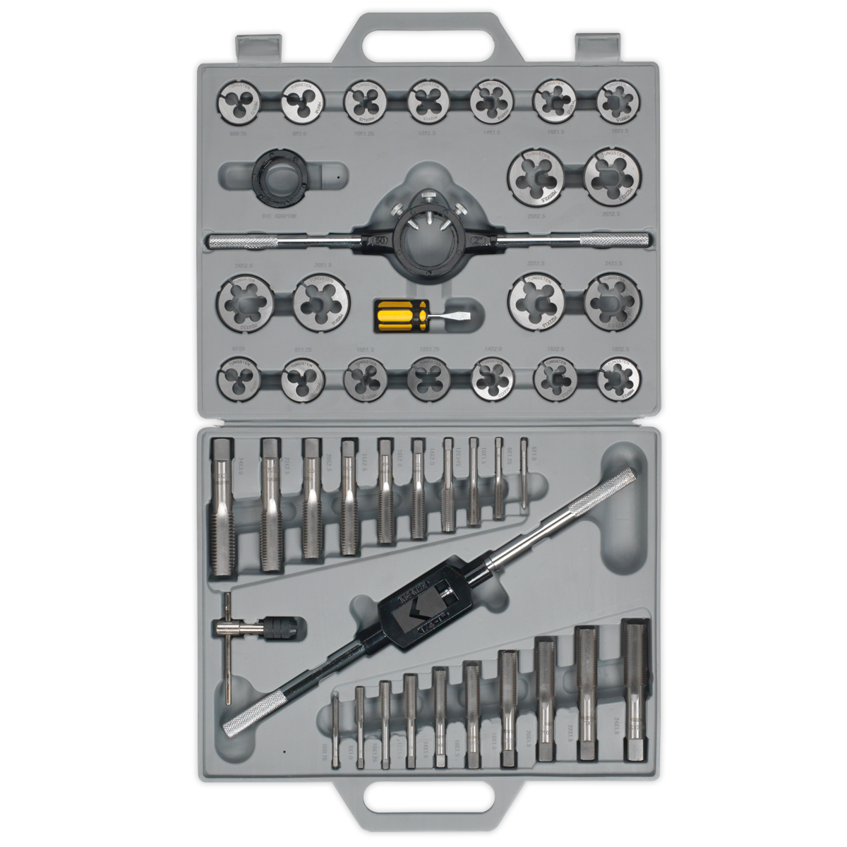 Metric Tap & Die Set Split Dies 45pc