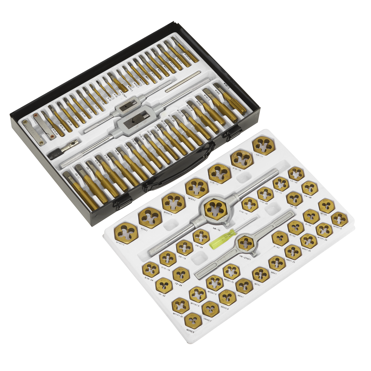 Metric & Imperial Hexagonal Tap & Die Set 86pc