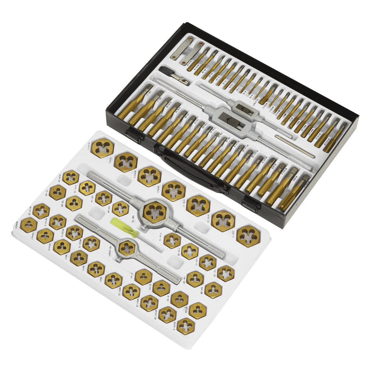 Metric & Imperial Hexagonal Tap & Die Set 86pc