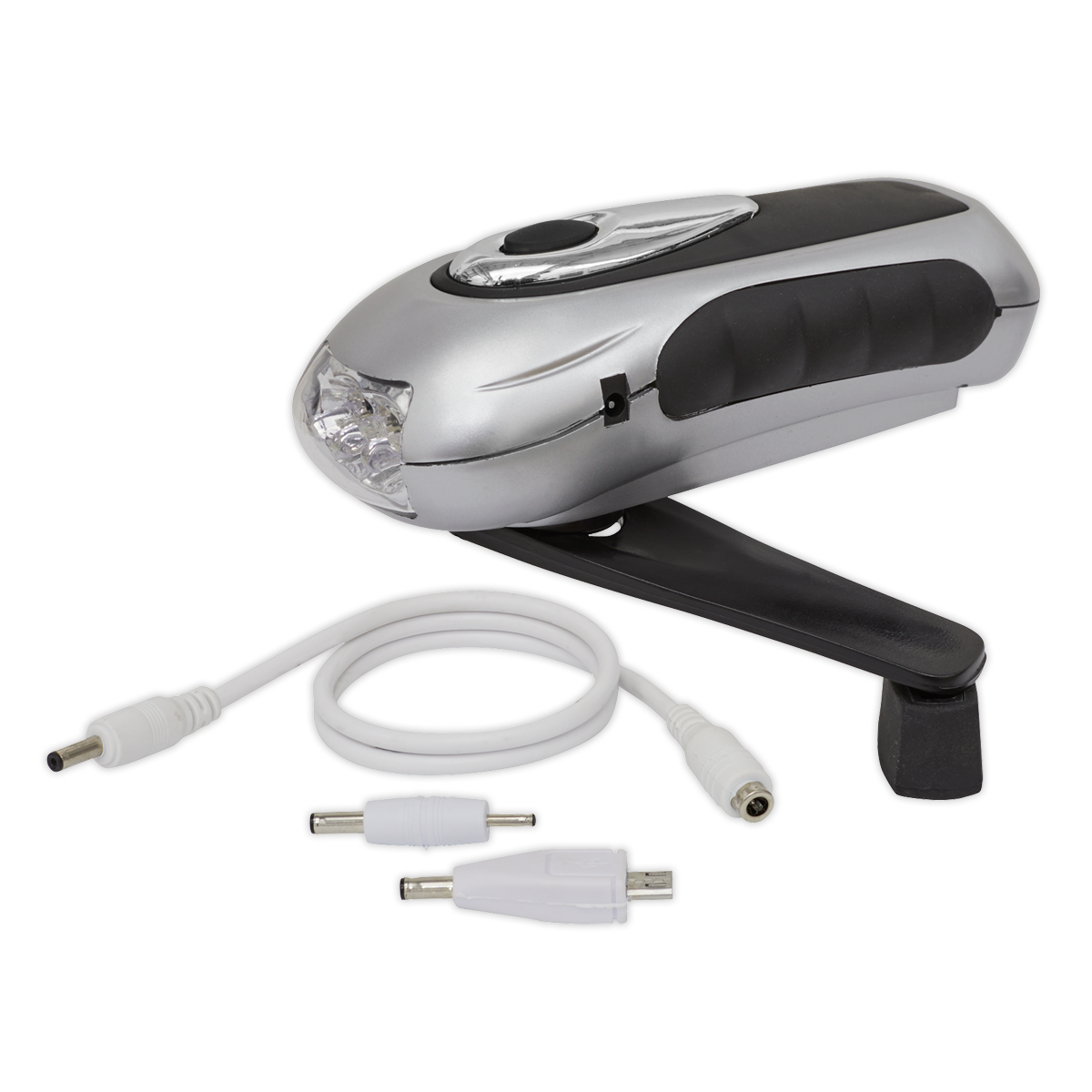 Rechargeable Wind-Up Torch 3 LED