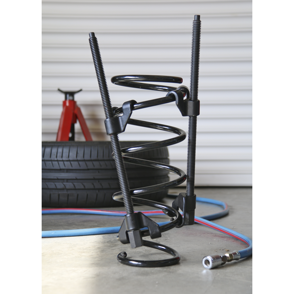 Long Reach Coil Spring Compressor 1100kg 2pc