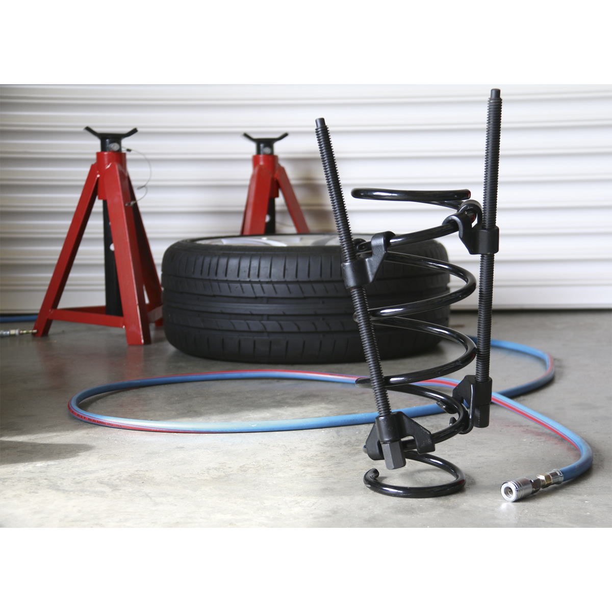 Long Reach Coil Spring Compressor 1100kg 2pc
