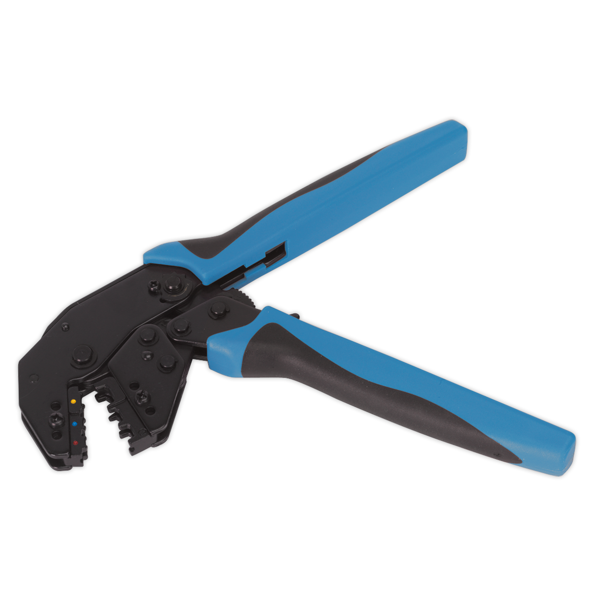 Angled Head Ratchet Crimping Tool Insulated Terminals