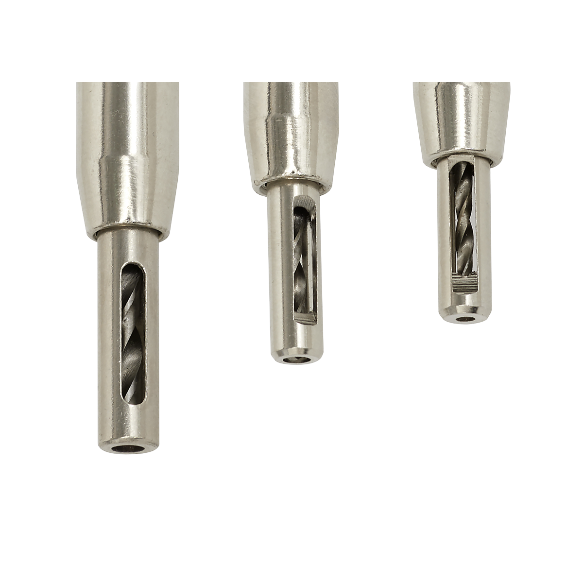 Self-Centring Chamfered Hinge Drill Set 3pc