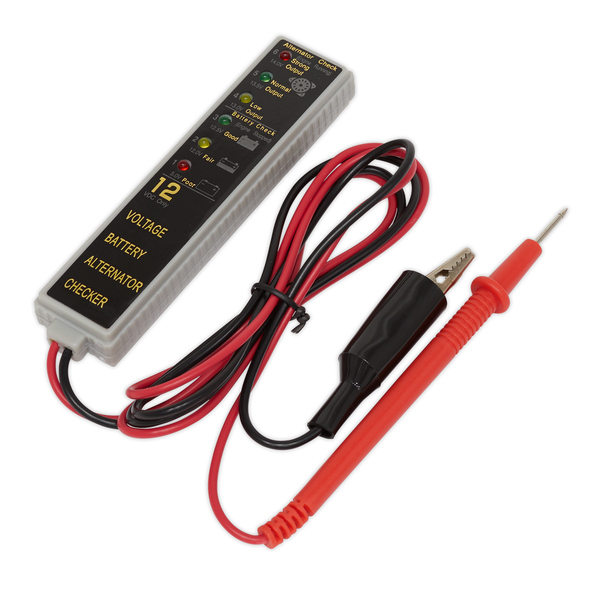 LED Battery & Alternator Tester 12V