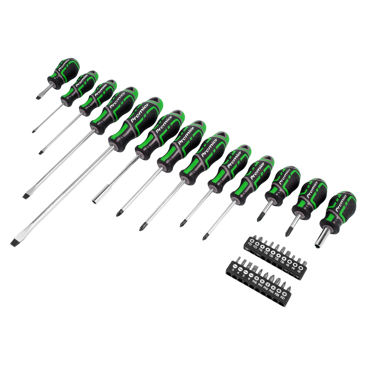 Premier GripMAX® Screwdriver & Bit Set 33pc