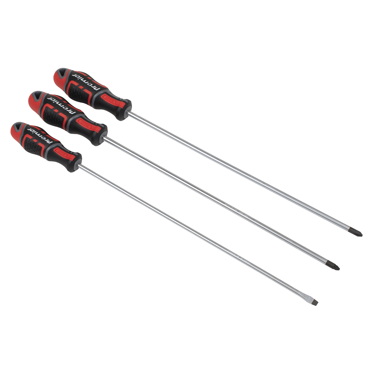 Premier GripMAX® Extra-Long Screwdriver Set 3pc