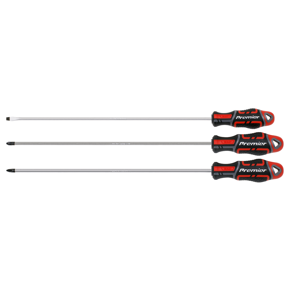 Premier GripMAX® Extra-Long Screwdriver Set 3pc