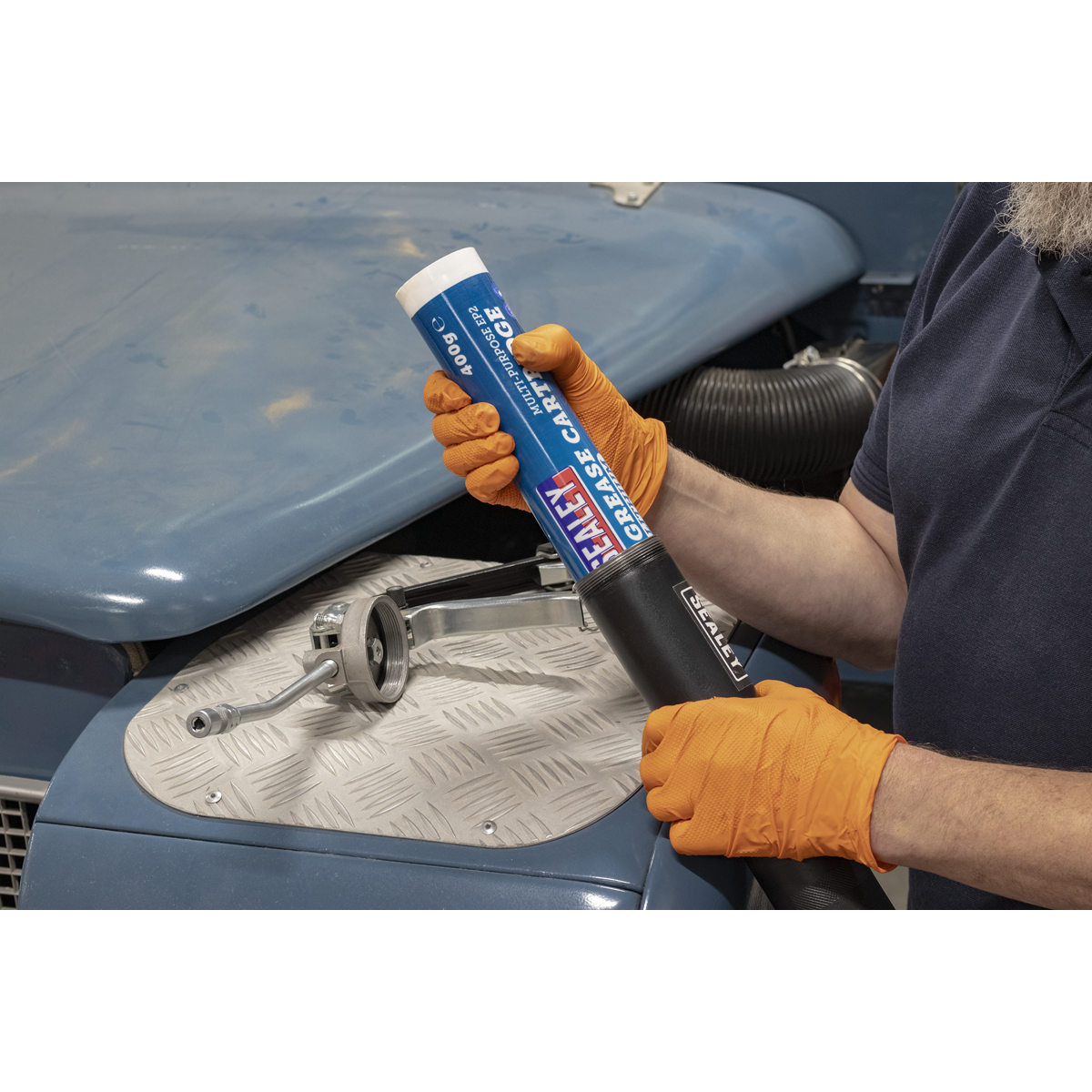 Heavy-Duty 3-Way Fill Dual Piston Grease Gun