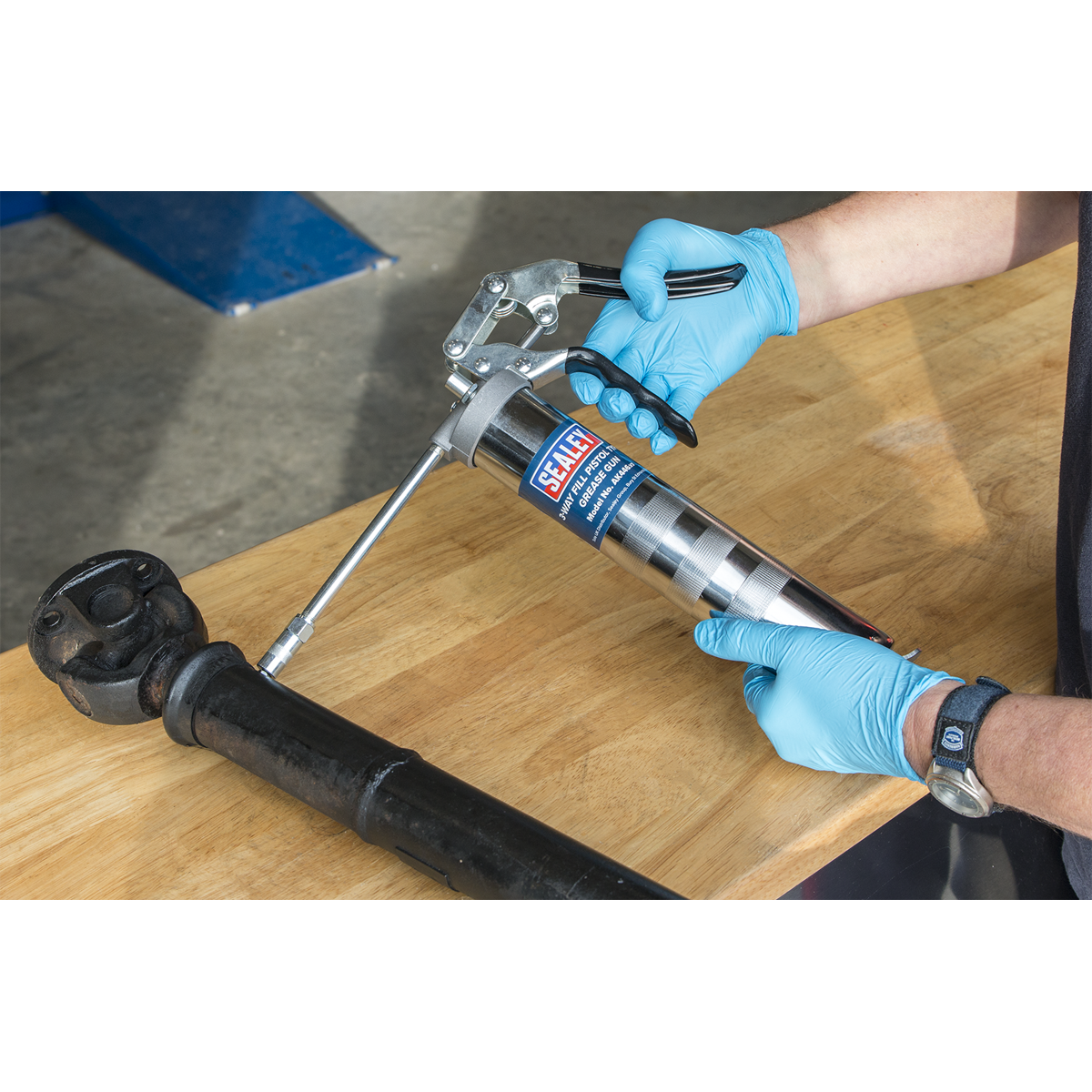 3-Way Fill Pistol Grip Grease Gun