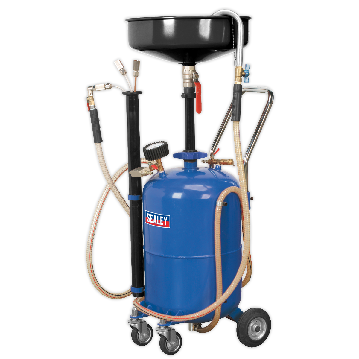 Air Discharge Mobile Oil Drainer with Probes 35L