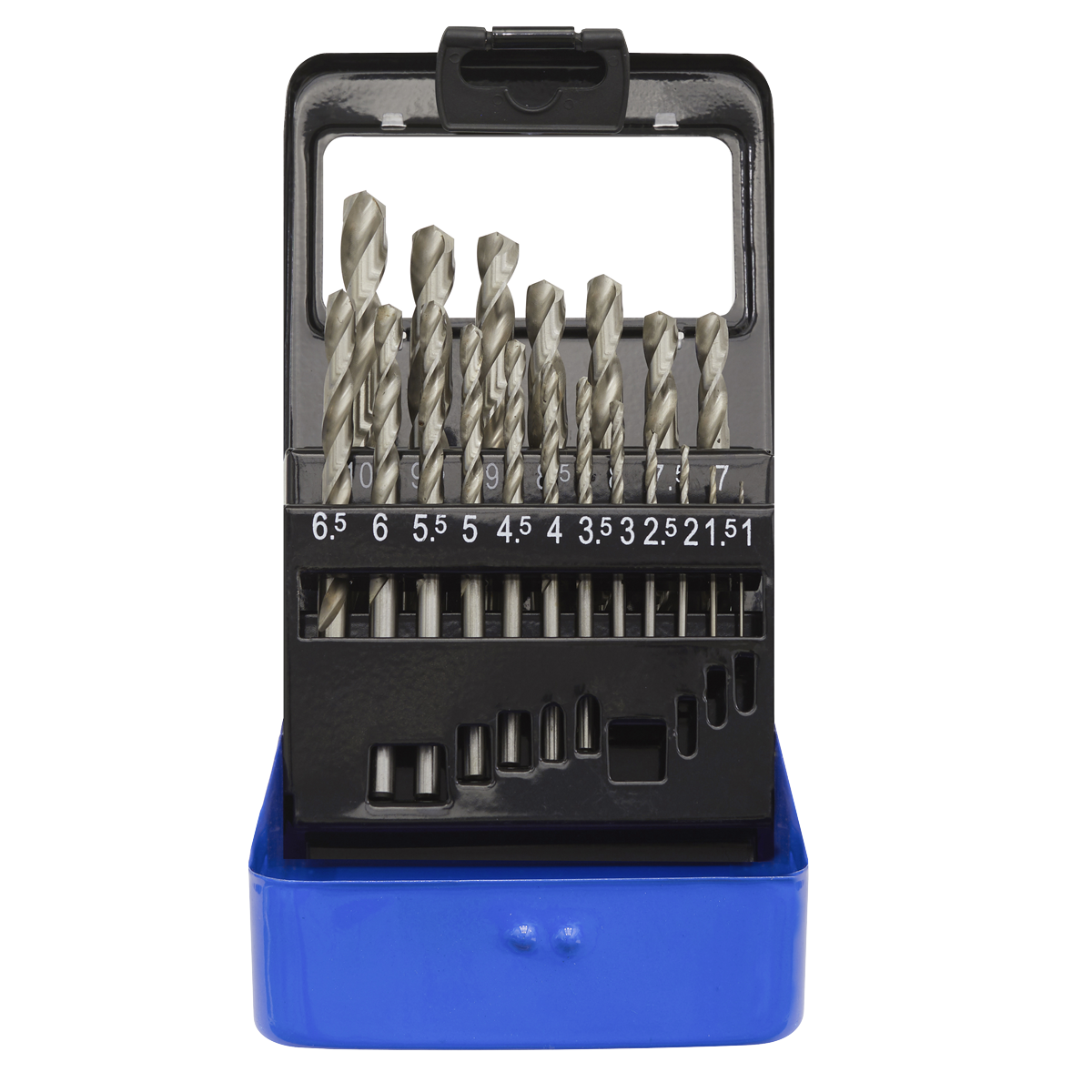 HSS Fully Ground Drill Bit Set 19pc