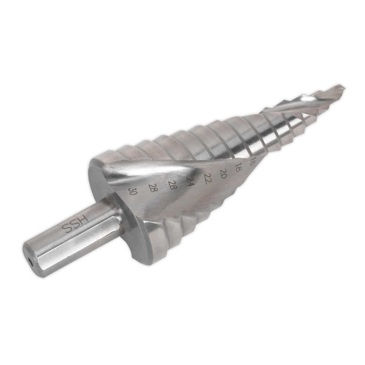 Double Spiral HSS 4341 Step Drill Bit