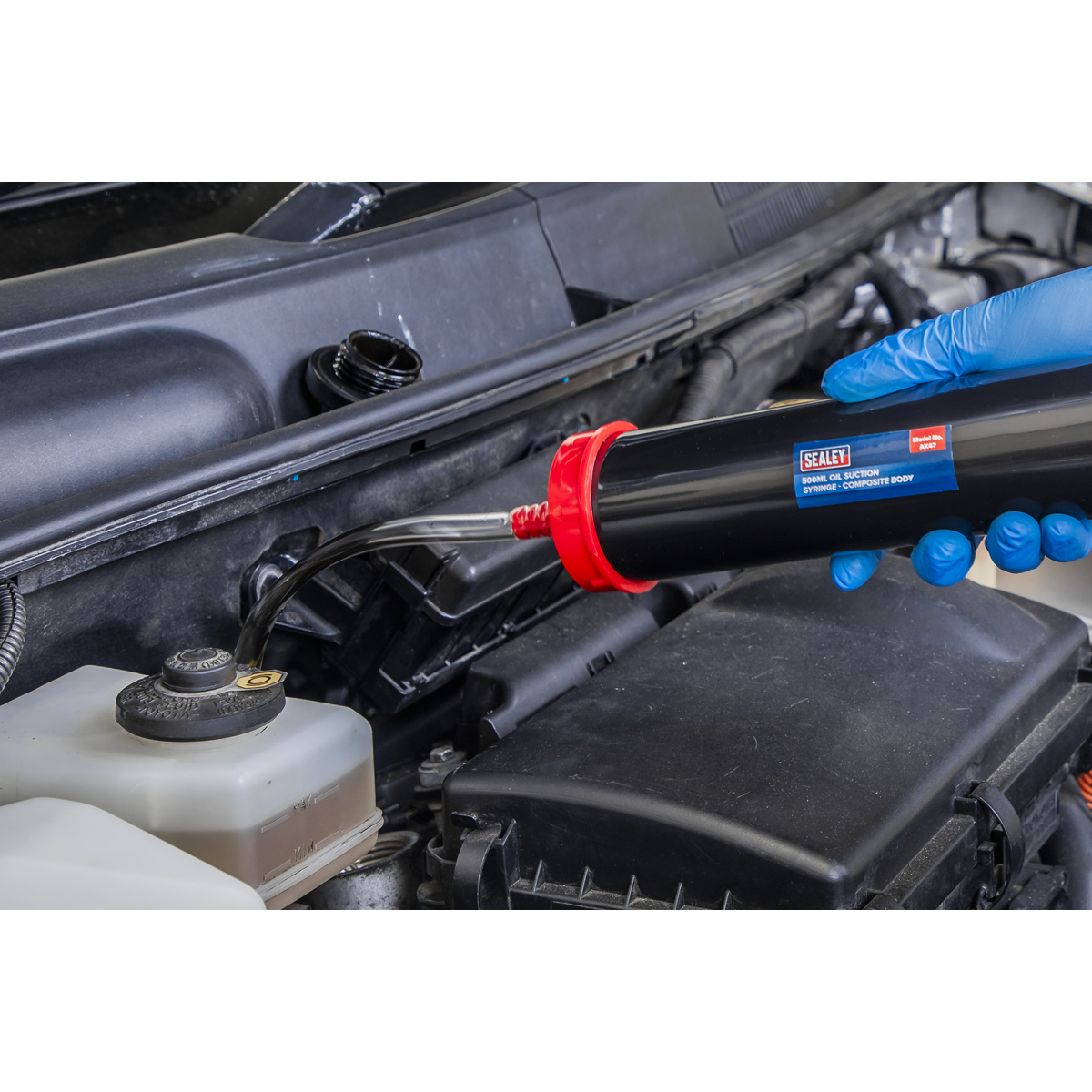 Oil Suction Syringe with Composite Body 500ml