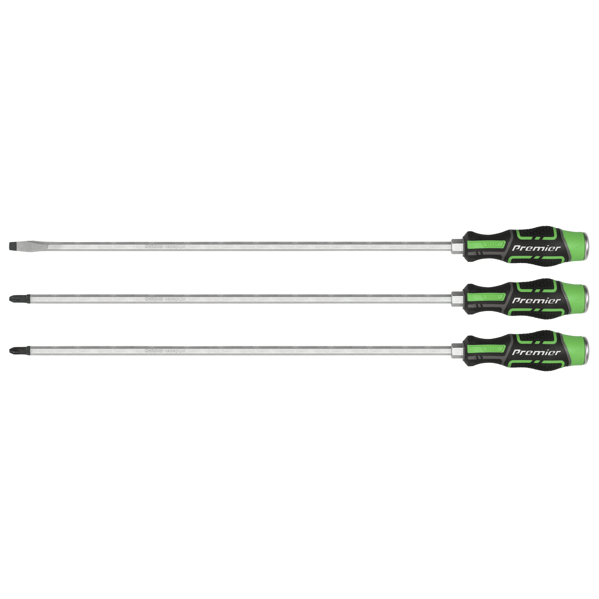Premier Extra-Long Hammer-Thru Screwdriver Set 450mm