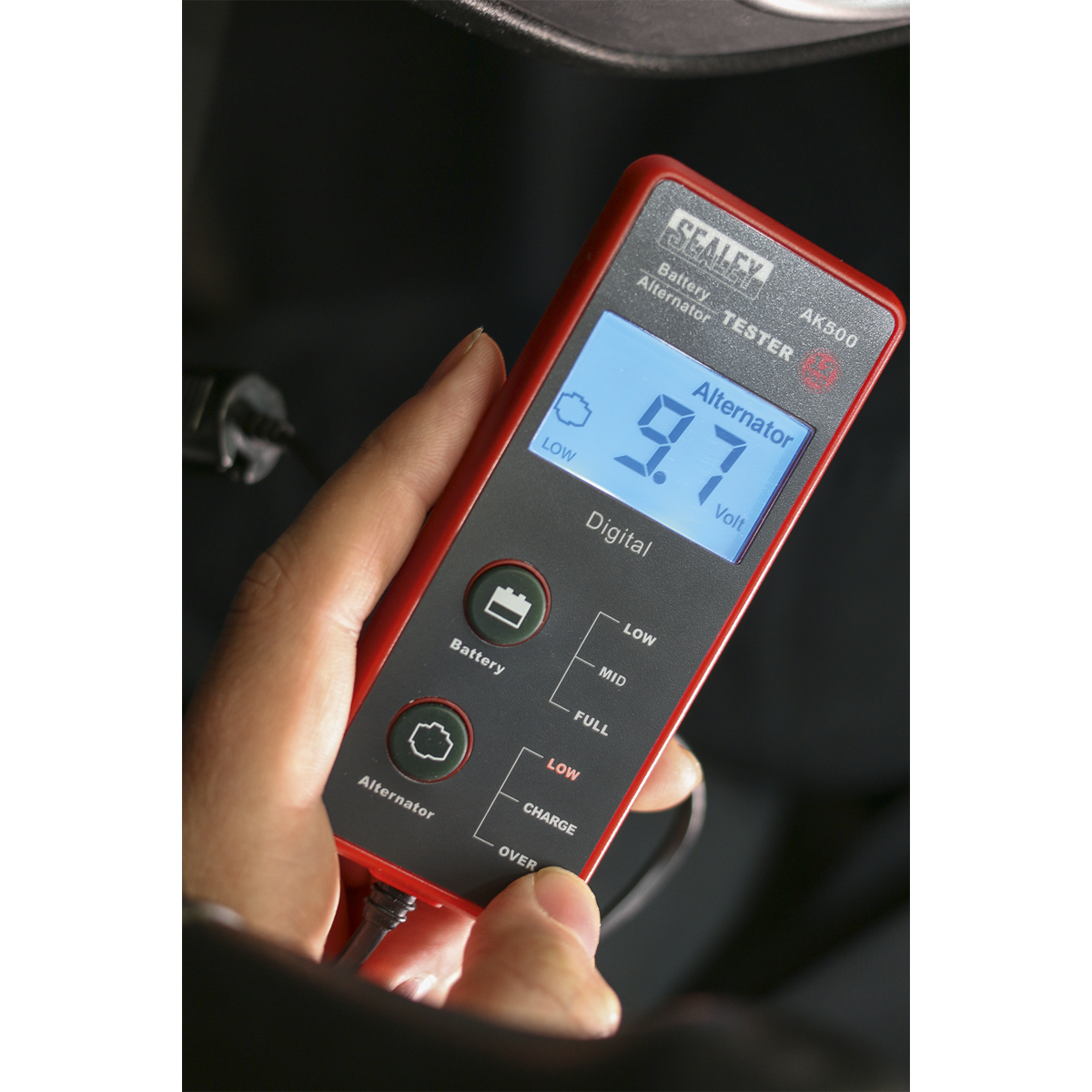 Battery & Alternator Tester with LCD Screen 12V