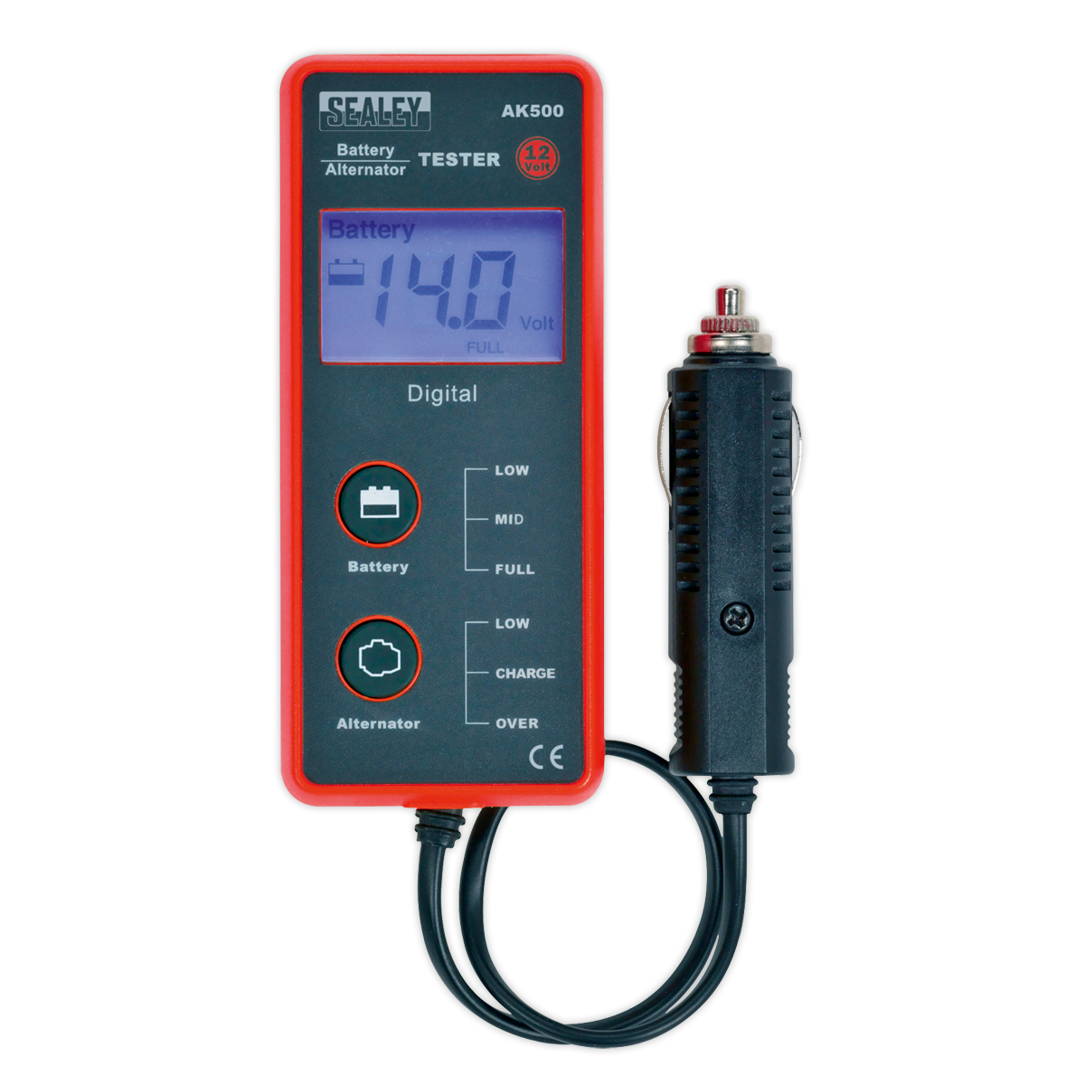 Battery & Alternator Tester with LCD Screen 12V
