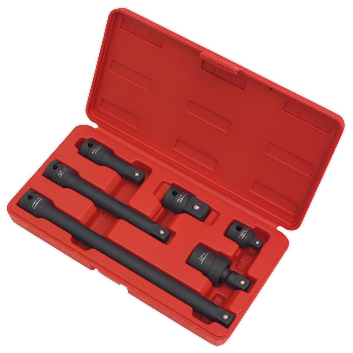 Premier Impact Adaptor & Extension Bar Set 1/2"Sq Drive 6pc