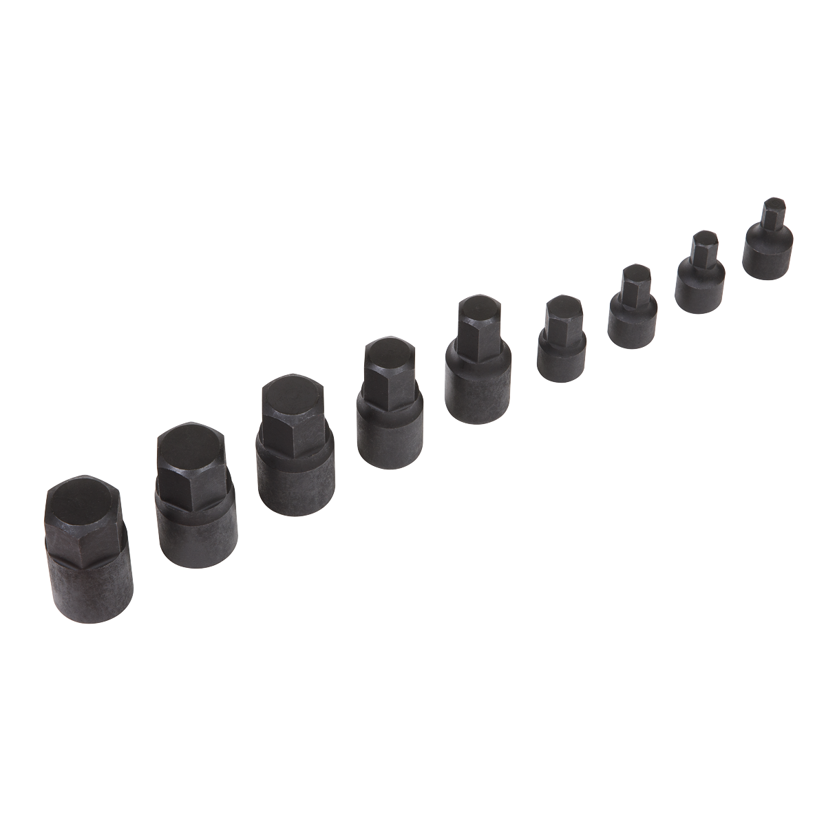 Premier Low Profile Hex Impact Socket Bit Set 1/4" & 3/8"Sq Drive 9pc