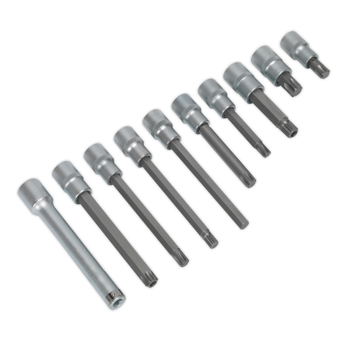 Premier Head Bolt Socket Bit Set 1/2"Sq Drive 10pc
