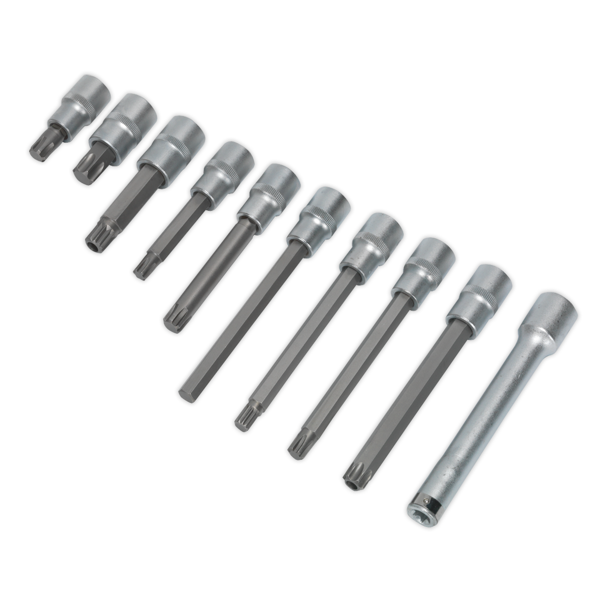 Premier Head Bolt Socket Bit Set 1/2"Sq Drive 10pc