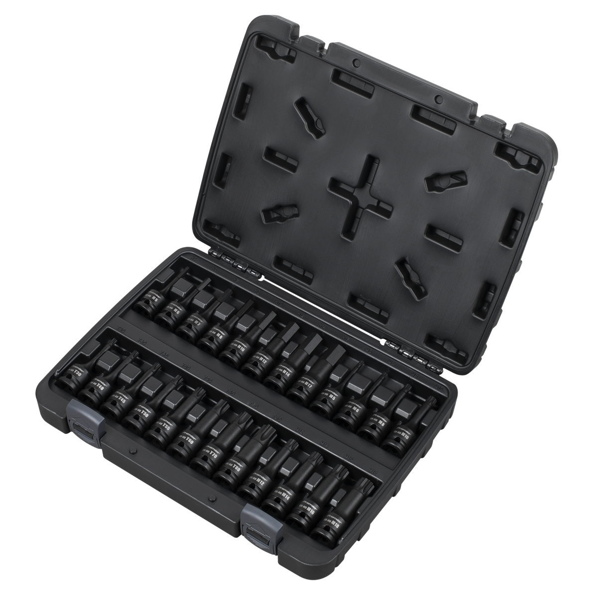 Premier Hex/TRX-Star*/Spline Impact Socket Bit Set 1/2"Sq Drive 24pc
