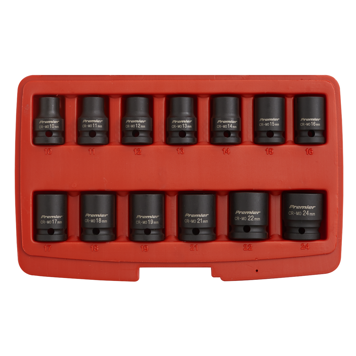 Premier Impact Socket Set 1/2"Sq Drive 12-point 13pc
