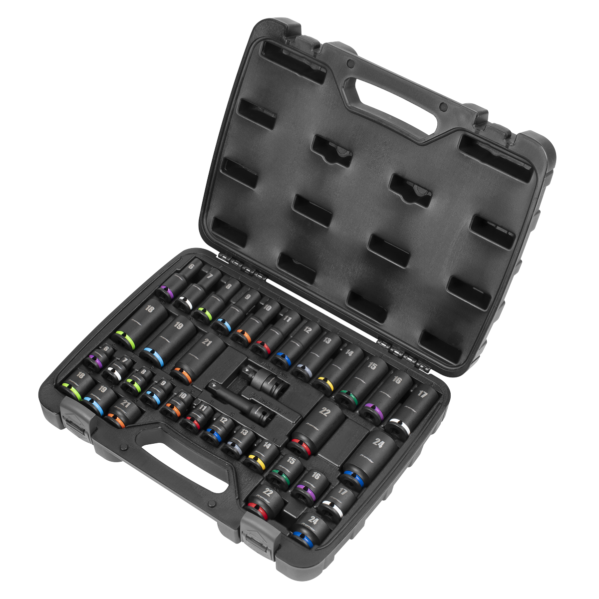 Premier Impact Socket Set 3/8"Sq Drive 36pc